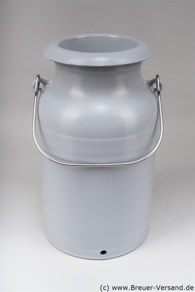 Kunststoff Milchkanne 5 Liter, inklusive Deckel und Tragebügel aus Metall