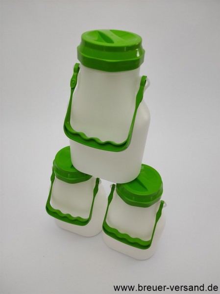 2 Liter ovale Milchkannen im günstigen 3er Set